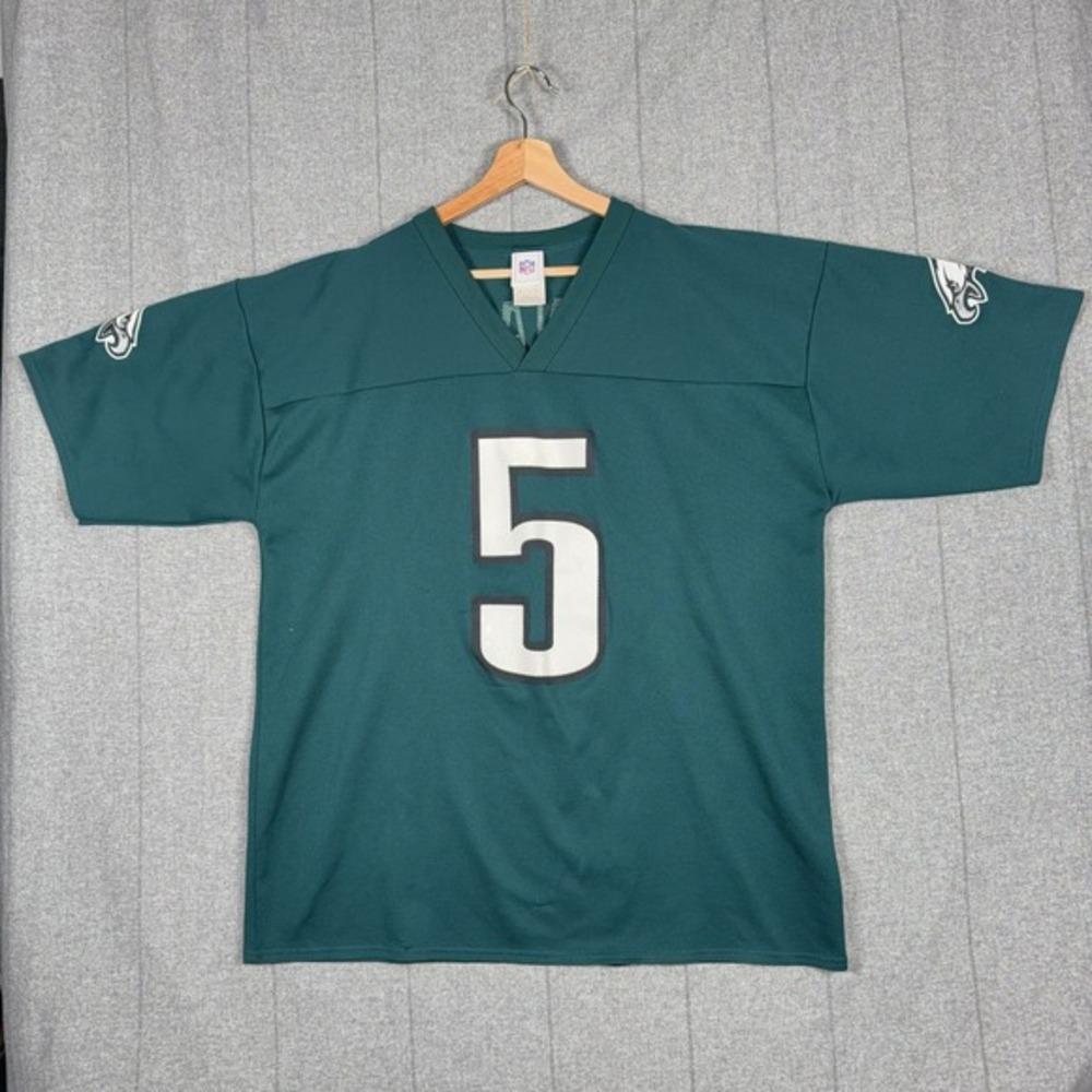 NFL Philadelphia‎ Eagles XL 47 Chest Donovan McNabb 5 Jersey Green Mesh Mens